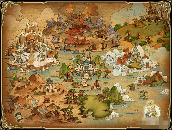 魔力宝贝世界地图与探索路线