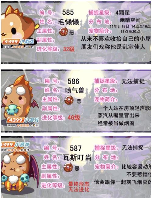 魔力百科稀有宠物获取攻略,如何轻松培养神宠